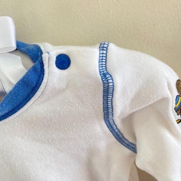 Vintage OshKosh B'gosh Squirrel Overalls Set 3-6 M - Picture 7 of 11